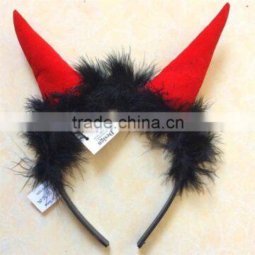 Wholesale cheap halloween decorative headband red devil headband
