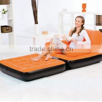 Functional Couch- Orange/Inflatable Sofa