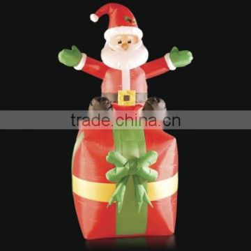 Inflatable Christmas Present and Santa/Christmas Inflatable Present/Gift