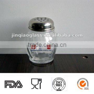 Glass spice jar