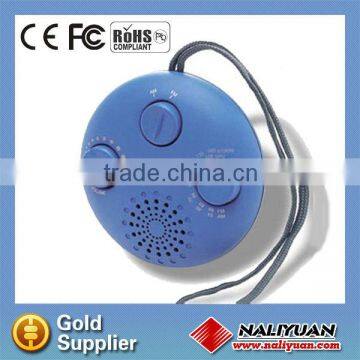 Hot sales FM/AM Auto Scan Shower Radio with sucker for promotion