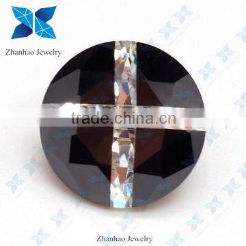 CZ stone black and white round mix color zircon for jewelry