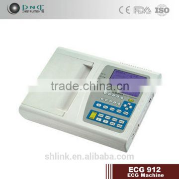 12 lead 12 channel digital ecg monitor ECG -912 price of ecg machine