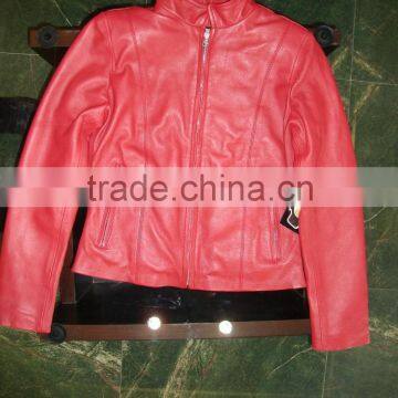 Ladies Leather Fashion Jacket