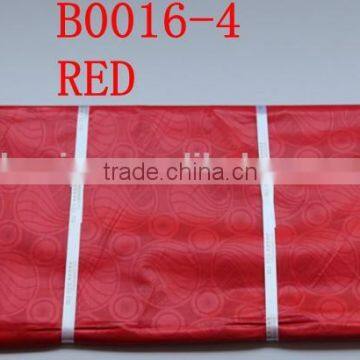 good price High quality african brocade fabric soft material B0016 RED