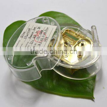 Acrylic Transparent Music Box/ Students Gold-plated Birthday Gift
