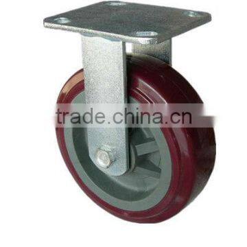 Hot Sale Industrial PVC Rigid Height Adjustable Caster