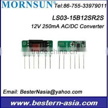 3W 12V power supply Mornsun LS03-15B12SR2S