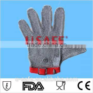High quality and low price stainless steel ring mesh gloves