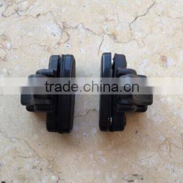 Pair of plastic Daewoo DH-5/7 Excavator digger DOOR glass windshield buckle screw eye center distance is 4 cm