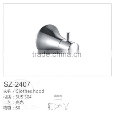 Bathroom aluminium exquisite clothes hook 2407