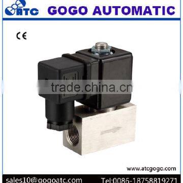 200bar 1/2 stainless steel air or water high pressure solenoid valve