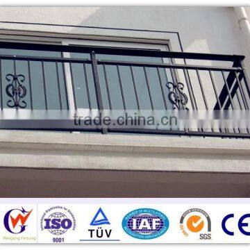 Simple modern steel powder coating balcony railing