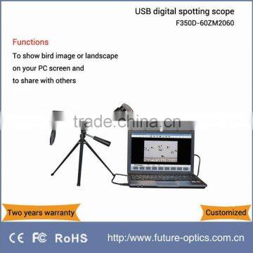 0.35 MP portable USB digital zoom spotting scope