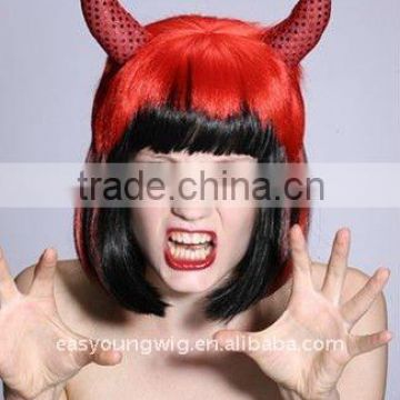 cheap carnival wig, halloween wig, synthetic festival wig