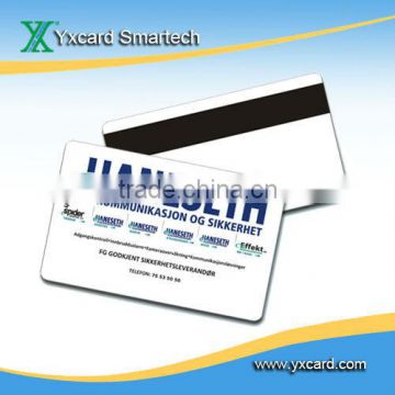 China manufacture custom rfid card with magnetic strip