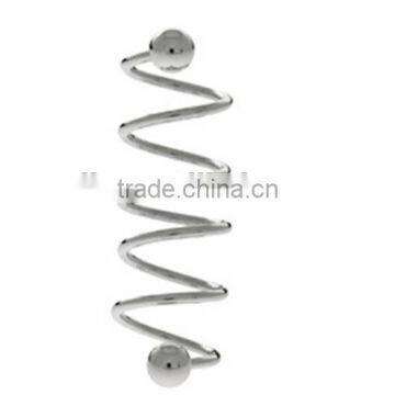 Surgical Steel Ear Spiral Barbell Twister Piercing Jewelry