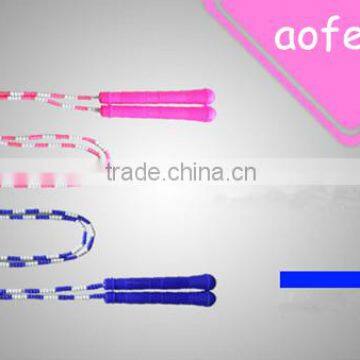 Unisex Kids Toys Plastic Handle Kids Braided Jump Rope photo-2