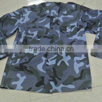 OEM 100% cotton plain marine camouflage Germany battle dress uniform