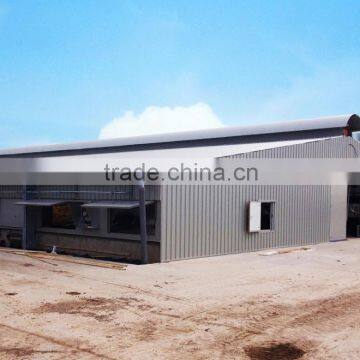 Export to Philippines galvanized q345 steel pre-engineered warehouse