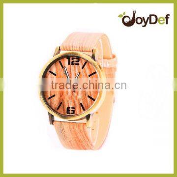 2016 popular bamboo wood wrist watch /wristwatch with logo engraved