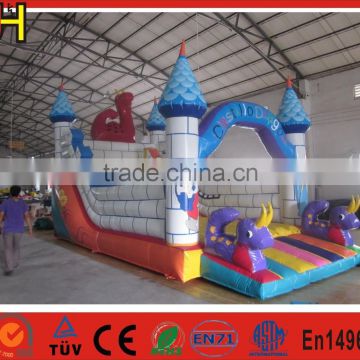 Customized Inflatable Castle Dragon Slide For Sale