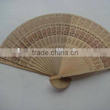 wooden hand fan