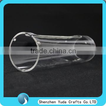 Crystal Clear Round Rigid Plexiglass Pipe Tubing Cast Plastic Acrylic Tube