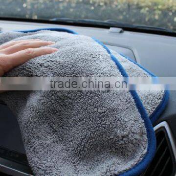 deluxe 800GSM microfiber car wash towel 16x24"