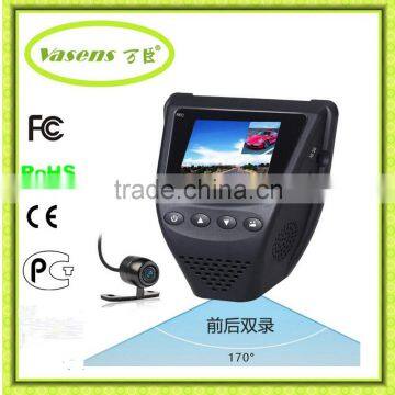 1080p 2.0inch dual lens Waterproof G-sensor OEM manufacture Car Reversing Camera Rear View Cam 902b