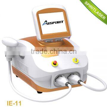 IE-11 Spiritlaser high energy movable screen ipl shr hair removal machine nd yag laser price