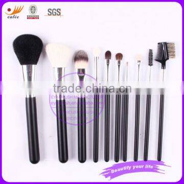 EYA 10pcs high quality animal hair makeup brush