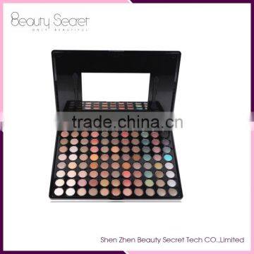 Accept OEM 88 colors glitter eye shadow eyeshadow palette