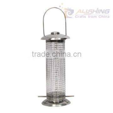 Wholesale New Metal Black Hanging Suet Bird Feeder Garden Wild Bird Seed Feeder Easy Clean Cage