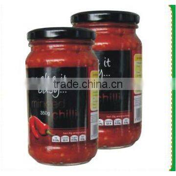 Delicious minced chilli,OEM factory foods,BRC,halal condiments,chilli sauce