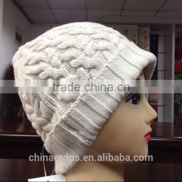 Inner mongolia cable cashmere hat