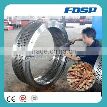 Good fatigue resistance ring die for making palm shavings pellet