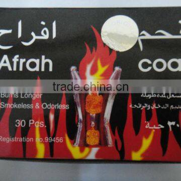 Incense silver bar hookah charcoal