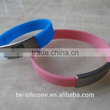 Funny Silicone Qr Code Wristbands for 2014