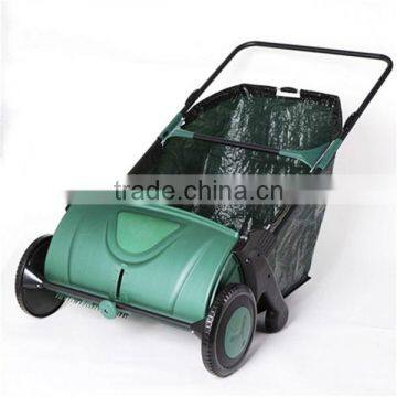 manual lawn push sweeper