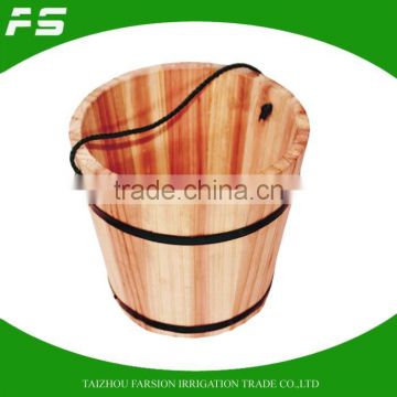 Natural Wood Cheap Price Garden Flower Planter And Pot Flower Barrel Planter