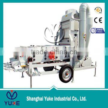 5000kg/hour Sesame Soy Bean Grain Mobile screen Cleaner