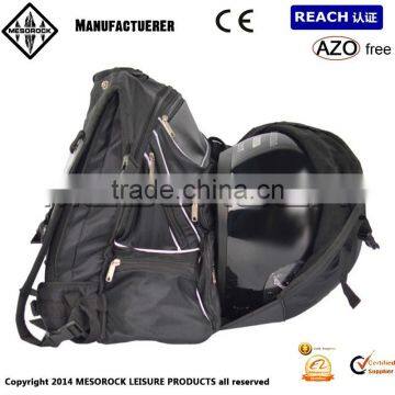 Black Waterproof Motorcycle Backpack, All Weather Motorcycle Helmet Backpack photo-5