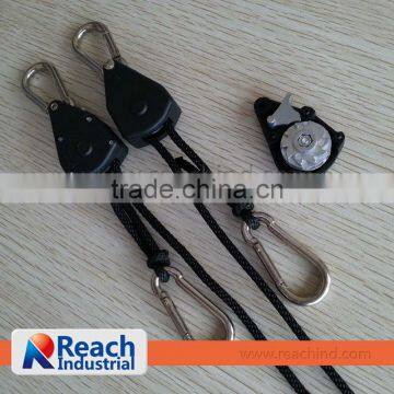 1/8" Rope Ratchet Tie Down- Metal Pulley photo-2
