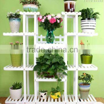 Wholesales unique indoor Wooden plant flower stand