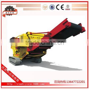 crawler-type Mobile Jaw Crushing Station for crushing vaious mines and rocks,AH-106-J factory sale