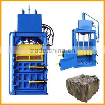 Hydraulic cardboard baling press machine