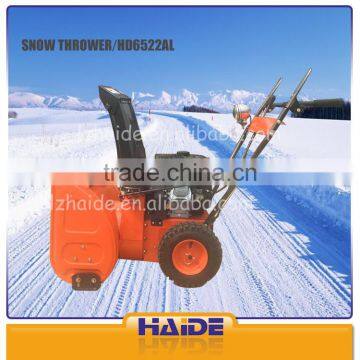 CE Certification and Petrol / Gas Power Type Snow Thrower,snow blower cleaning machine HD6522L