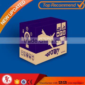 Small 3-ply corrugated paper box for mailing