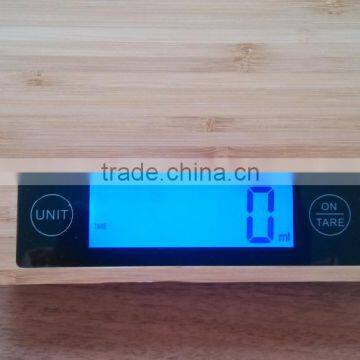Bamboo Platform Kitchen Use Food Weighing Scale photo-3